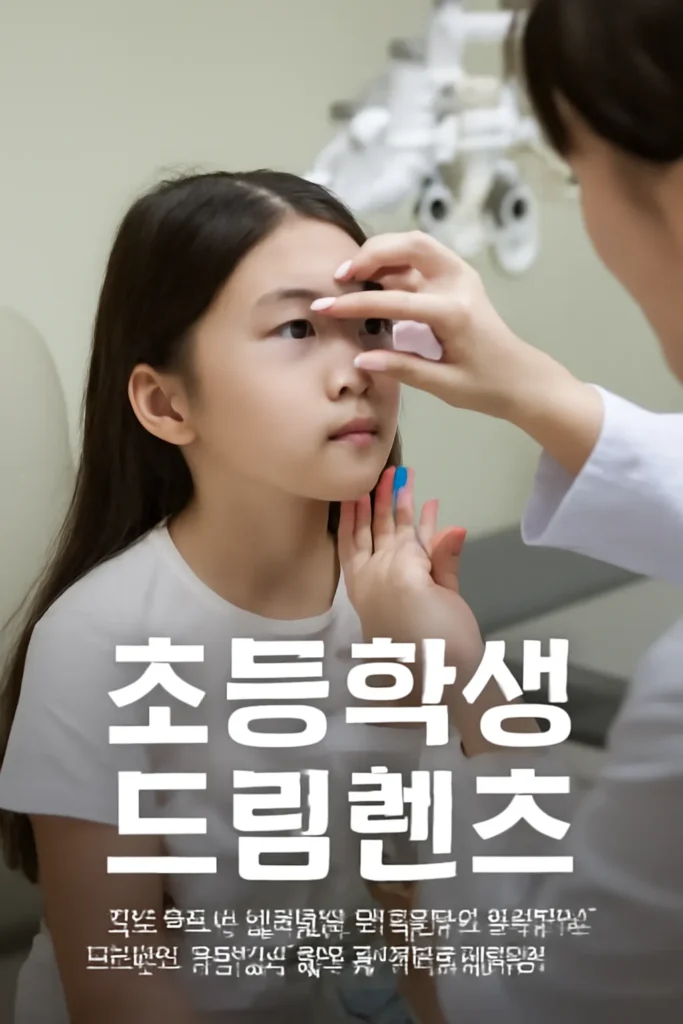 초등학생 드림렌즈