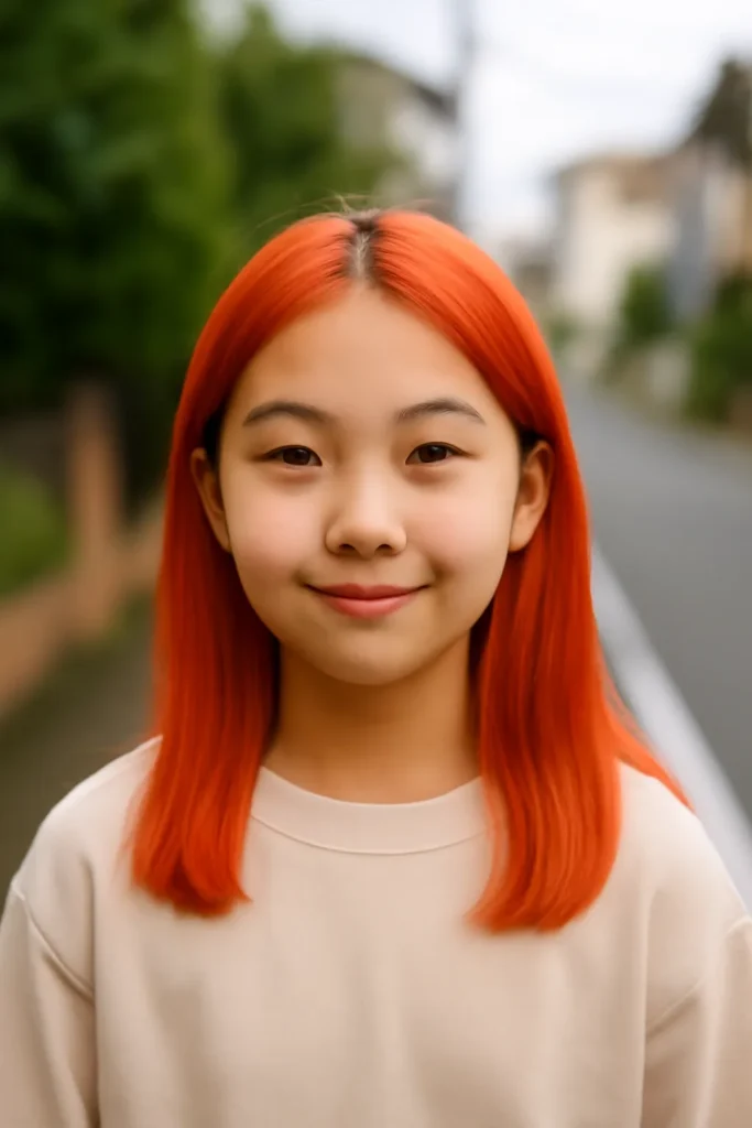 초등학생 머리 염색