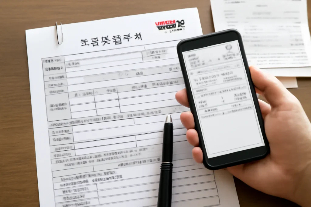 메리츠화재 실손보험 청구서류