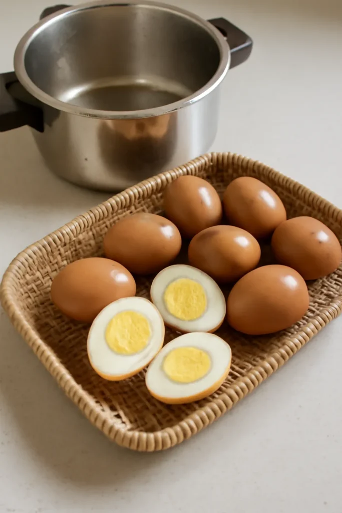 압력솥 구운계란 만드는 방법