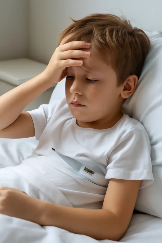 초등학생 두통 고열