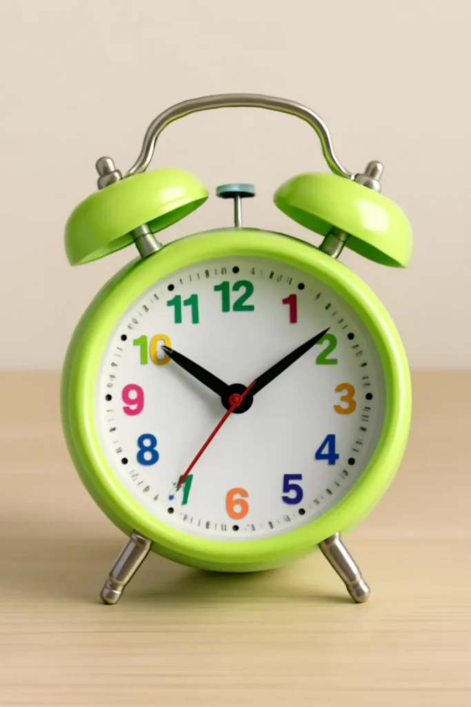 초등학생 시계 알람