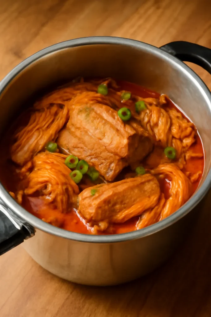 압력솥 돼지고기 김치찜