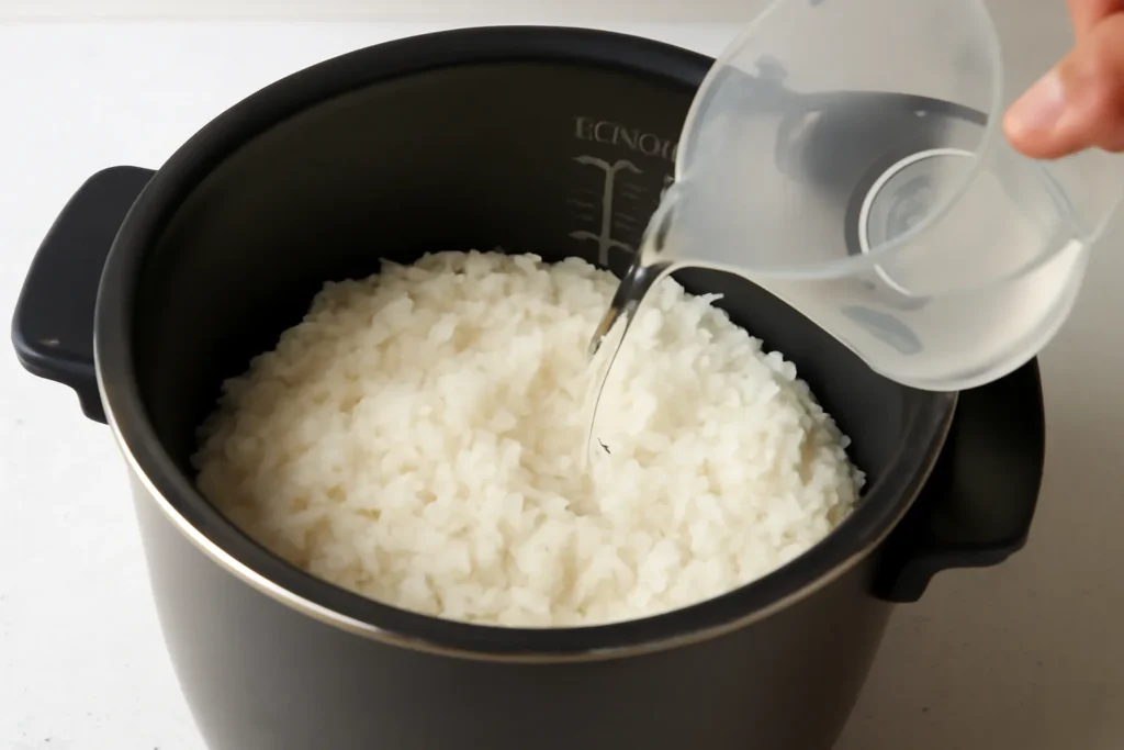 압력솥밥 물맞추기