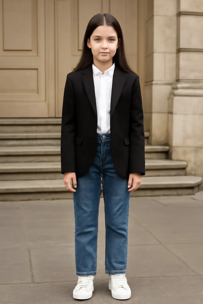 초등학생 하객룩 청바지