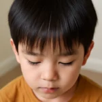 초등학생 흰머리 한가닥