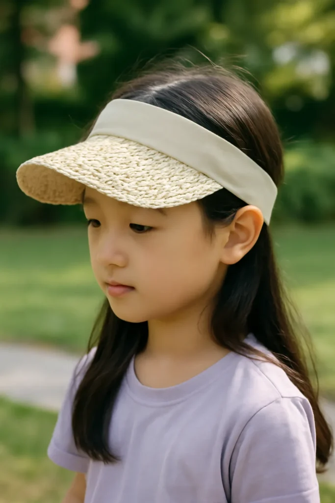 초등학생 썬캡모자