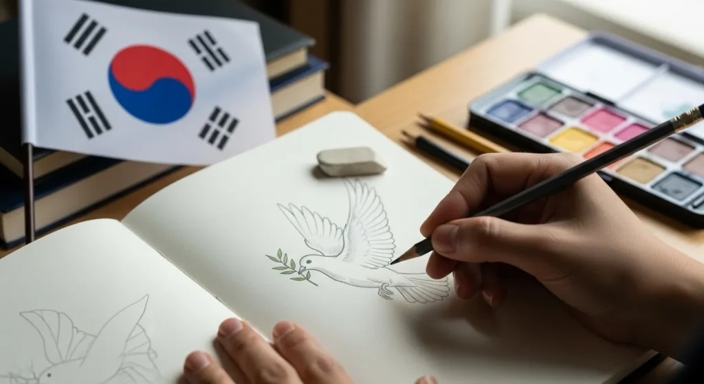 광복절 그림그리기