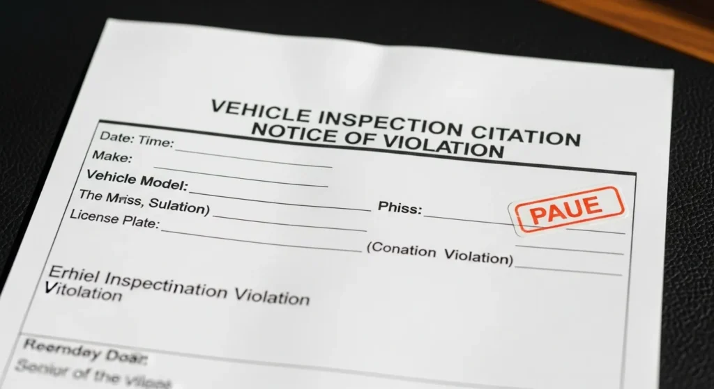 자동차 점검 과태료 납부