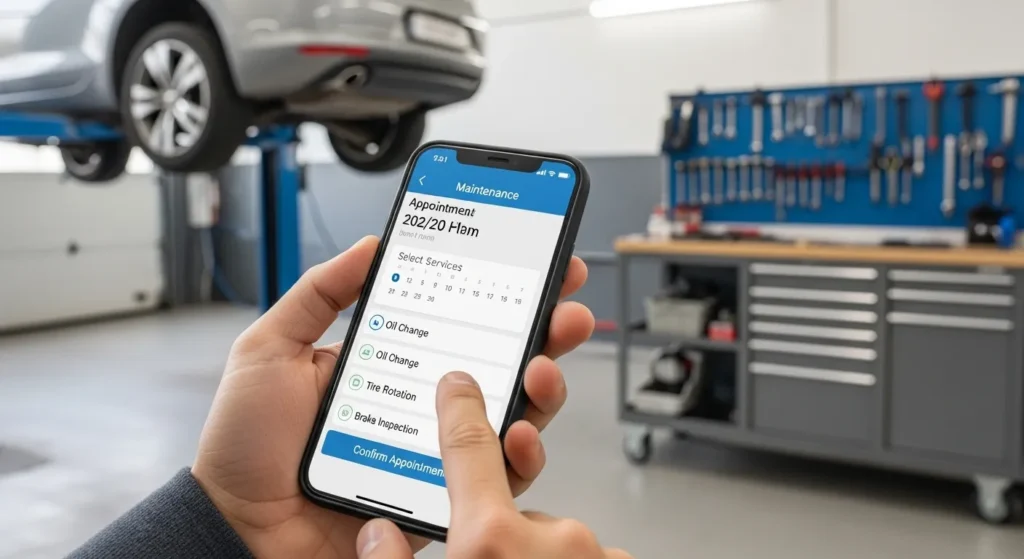 자동차 점검 예약 어플