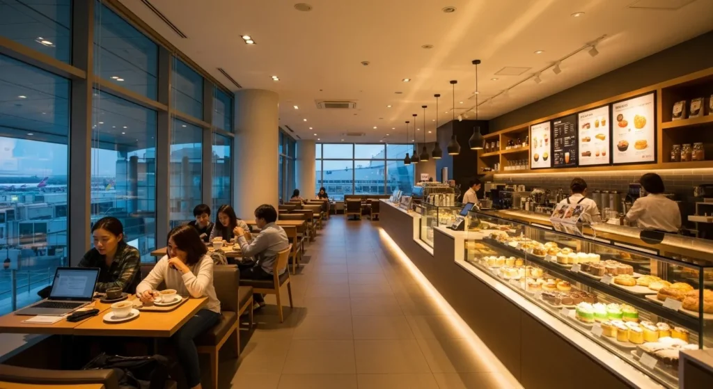 김포공항 롯데몰 카페