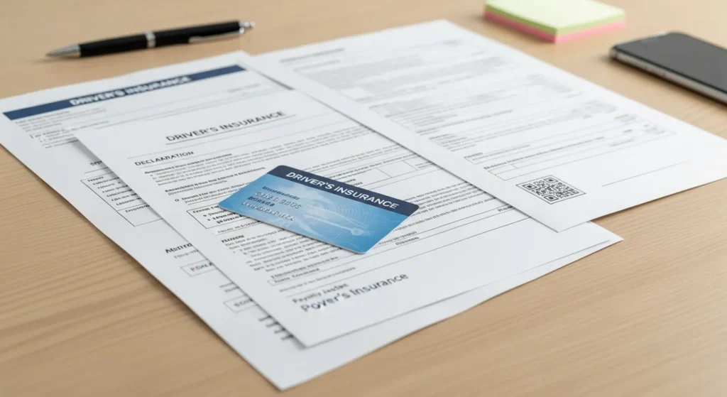 운전자보험 서류 준비