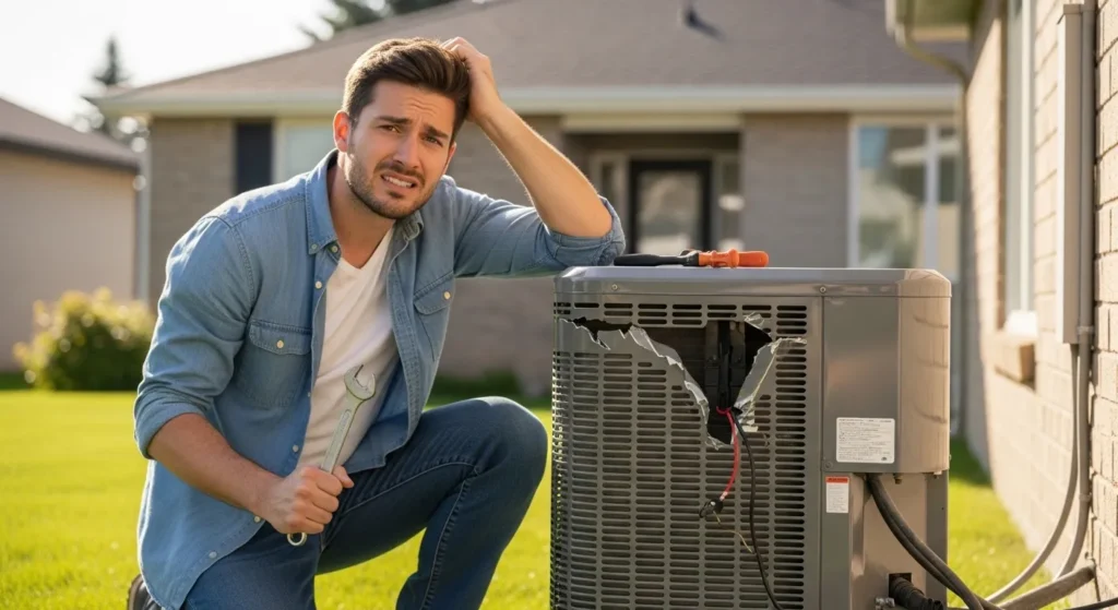 에어컨 고장 집주인