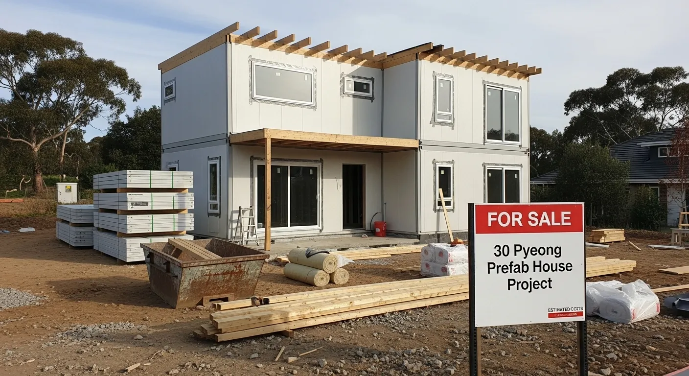조립식 주택 30평 건축비