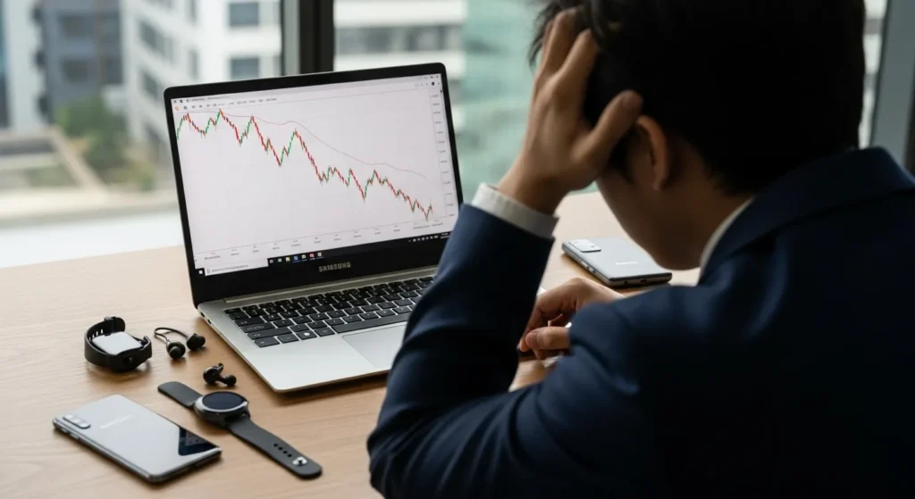 삼성전자 주가 하락이유