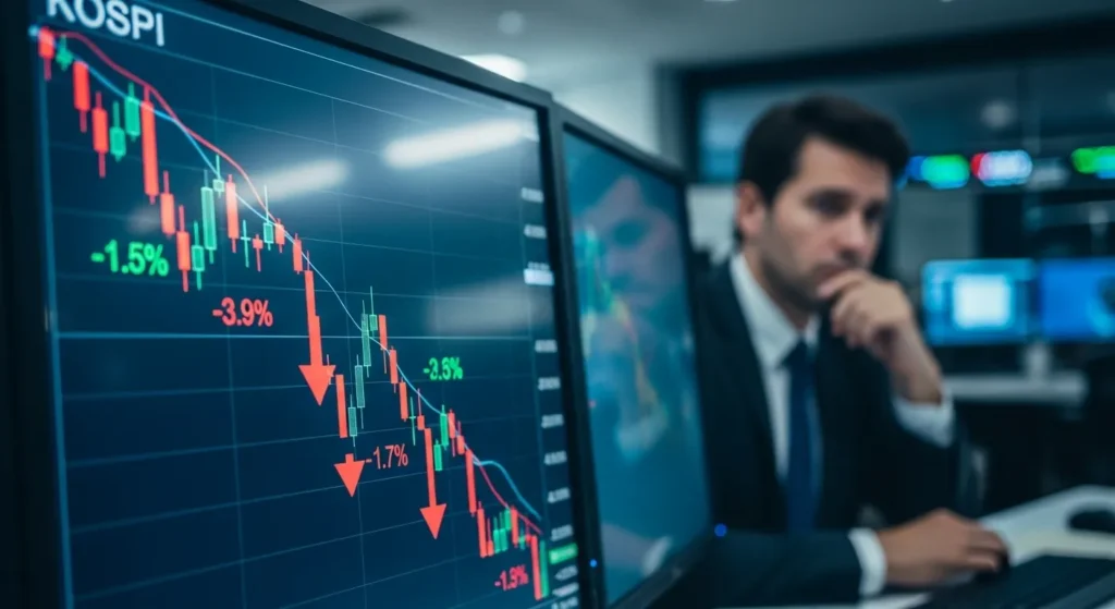 오늘 코스피 하락이유