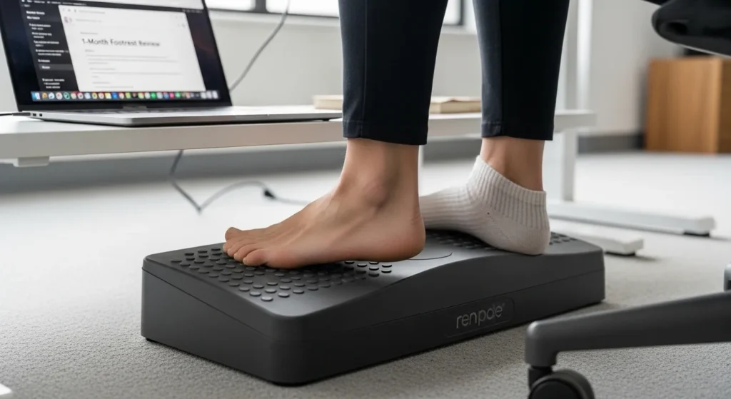 허리 통증 발받침 1달 사용 후기