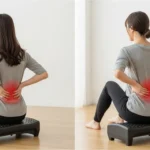 허리 통증 발받침 내돈내산 후기