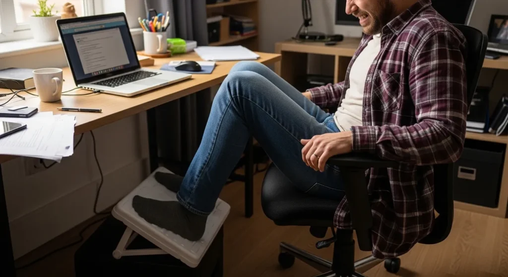 자세 붕괴 발받침 내돈내산 후기