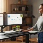 허리 통증 책상 1주 사용 후기