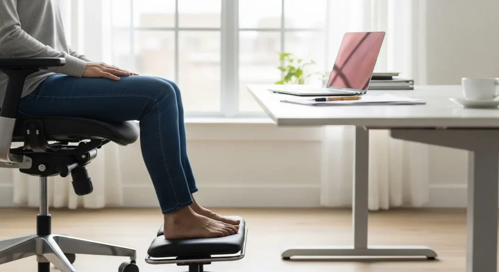 허리 통증 발받침 장단점