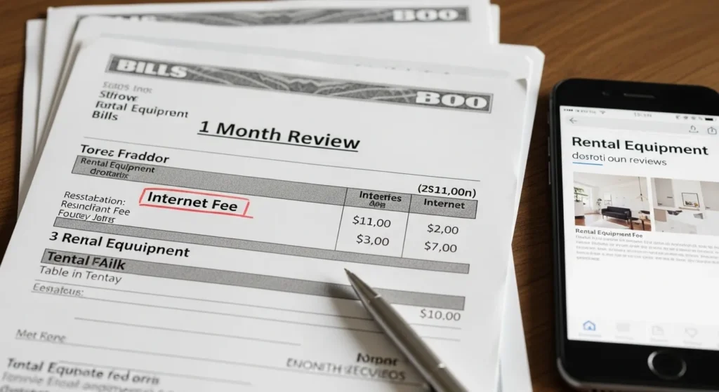 임대장비 인터넷 요금 1달 사용 후기