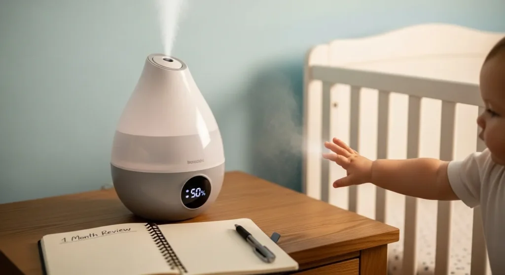 건조 아기방 가습기 1달 사용 후기