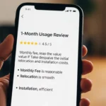 월요금 이전설치 비용 1달 사용 후기