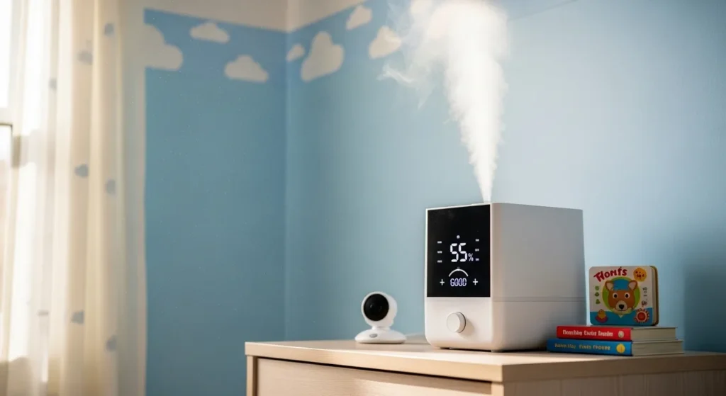 공기질 대응 아기방 가습기 문제 해결