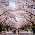 서울 여의도 윤중로 벚꽃