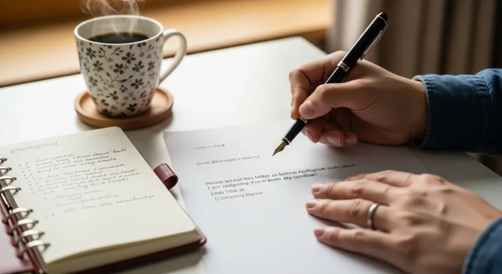 사직서 작성방법